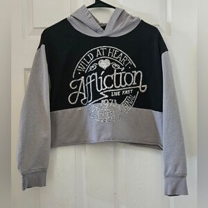 🌺Affliction Cropped Hoodie